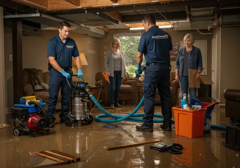 Basement Water Extraction and Removal Techniques process in Hamilton County, IA